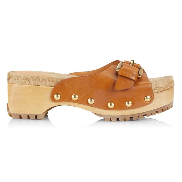 See By Chloe Other - See by Chloe. Joline Buckle-Accented Leather Clogs (size 40)